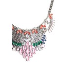 Tabitha Multicolored Art Deco Crystal Necklace 